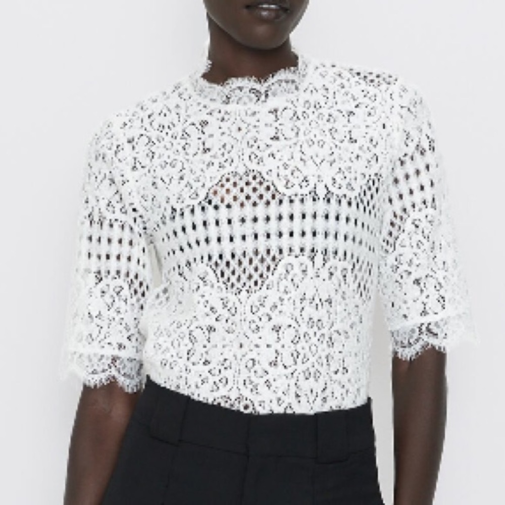 Zara Crochet Blouse